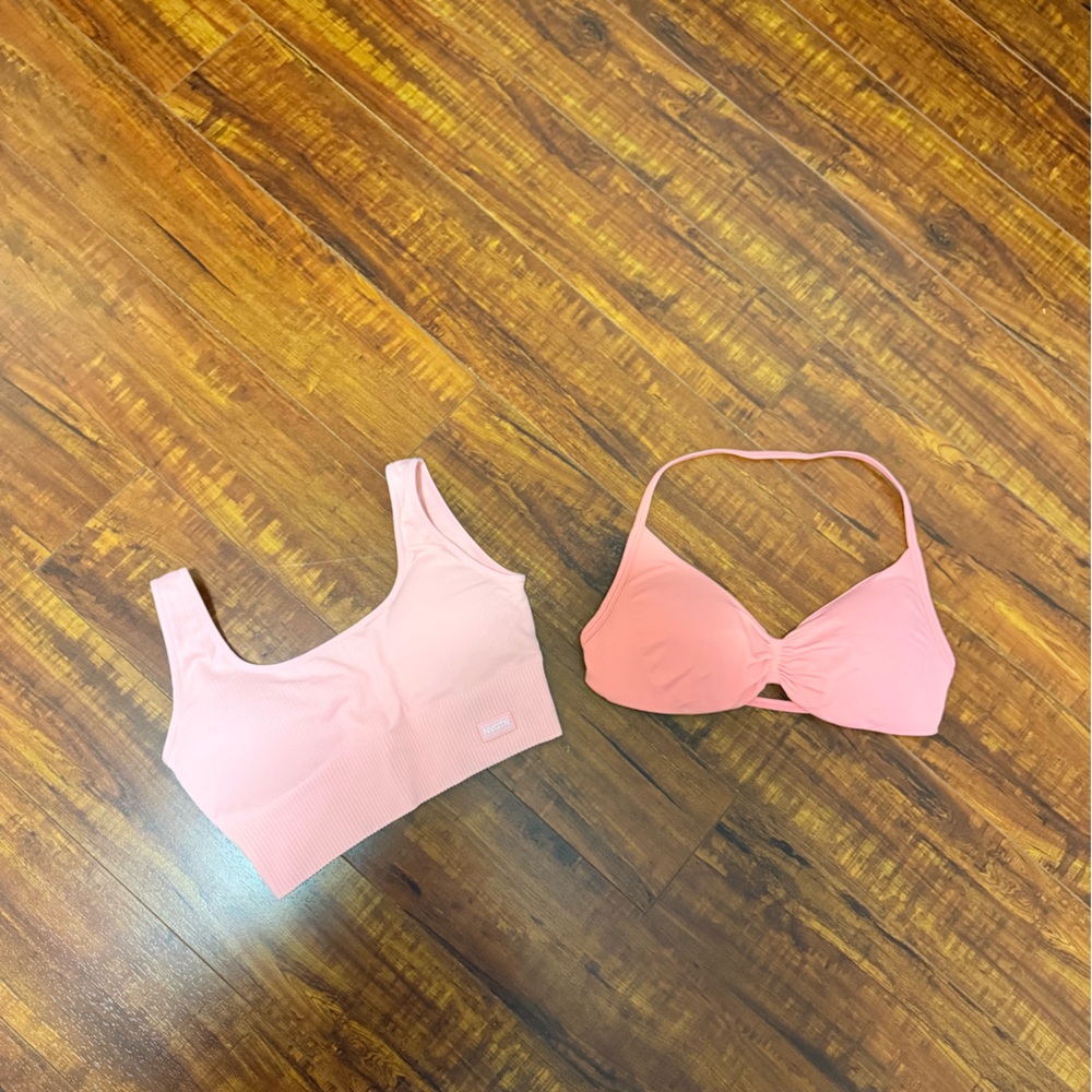 Set of Two Pink Sports Bras